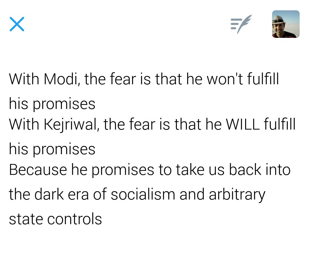 DOCTORATLARGE's tweet photo. Modi vs Kejriwal: a battle of fears https://t.co/EmTnDB8NBk