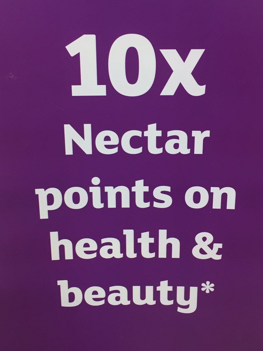 StoneySt_Store's tweet photo. Up until the 24th May you'll receive 10x Nectar Points when buying health and beauty products! T&amp;Cs apply #NG9 https://t.co/40urJlrP3j