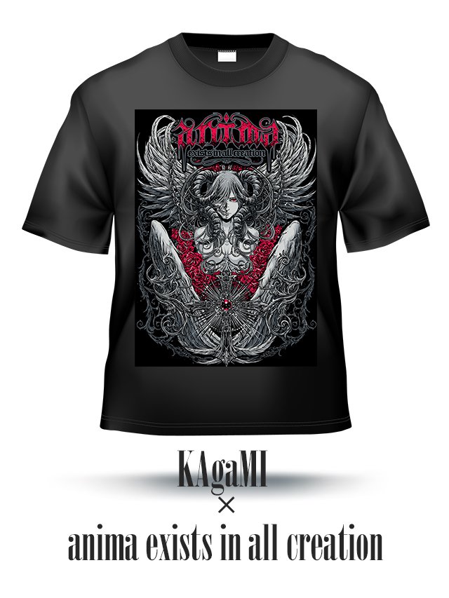 Anima イラストレーターkagami Kagami さんとのコラボレーションウエアを予約販売します 商品は6月初旬の発送予定です 繊細なkagamiさんのイラストを再現する為にシルクプリント4色の豪華使用 T Co Qb4gjh9xpg Twitter