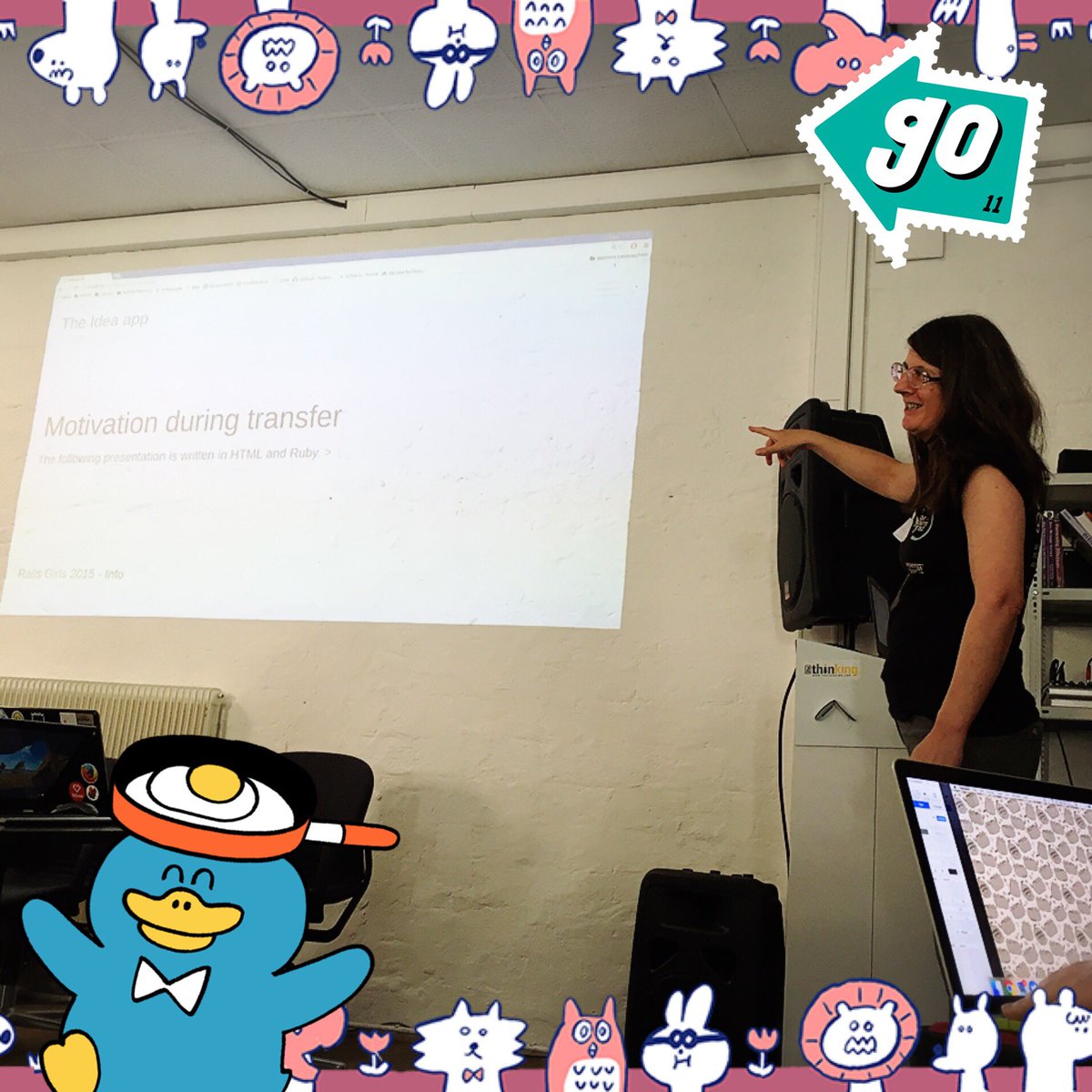 Motivation during transfer - @SonjaWaldgruber reminding us how to stay motivated during our transfer at #RGVIE 😁🚀