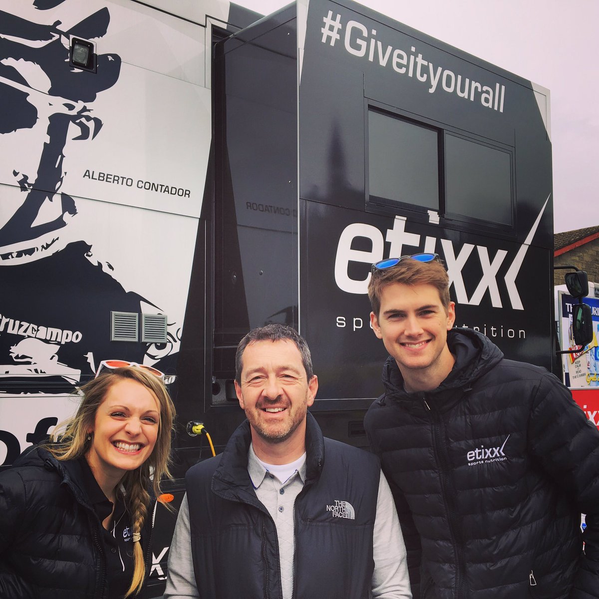 The one and only <a href="/Chris_Boardman/">Chris Boardman CBE</a> of <a href="/boardmanbikes/">Boardman Bikes</a> visited the #TourX bus <a href="/etapeseries/">Etape Caledonia</a> Caledonia! <a href="/naqiUK/">Naqiu Kimi</a> @etixxuk