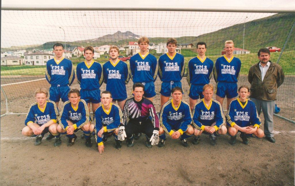 Víkingsliðið 1992, síðasta tímabilið á malarvellinum sáluga. #tímavélin #vikingurol