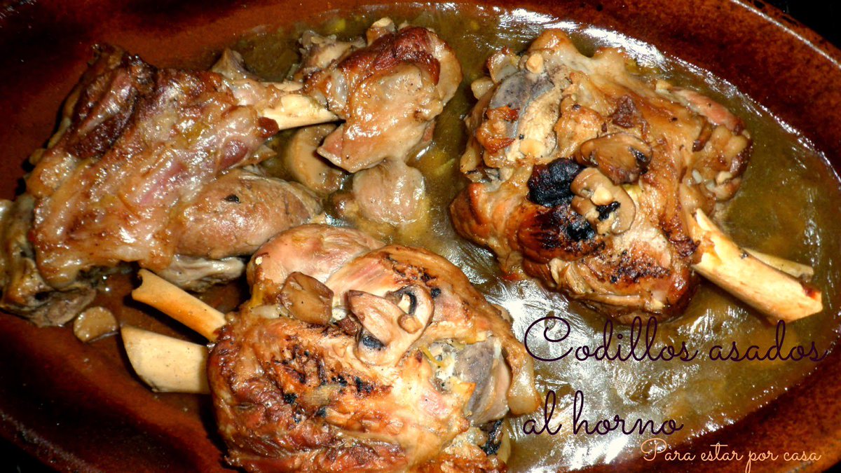 Paraestarxcasa's tweet photo. El tiempo se ha estropeado, y volvemos a encender el #horno. ¡Cocinamos #codillos asados! https://t.co/q2GQxDexXn https://t.co/zl8HGj8c53