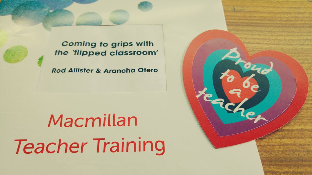 esp_clarapuig's tweet photo. Coming to grip with the flipped classroom #macmillanTDBCNPrimary #resources #teachertraining https://t.co/w29Xr4eRfK