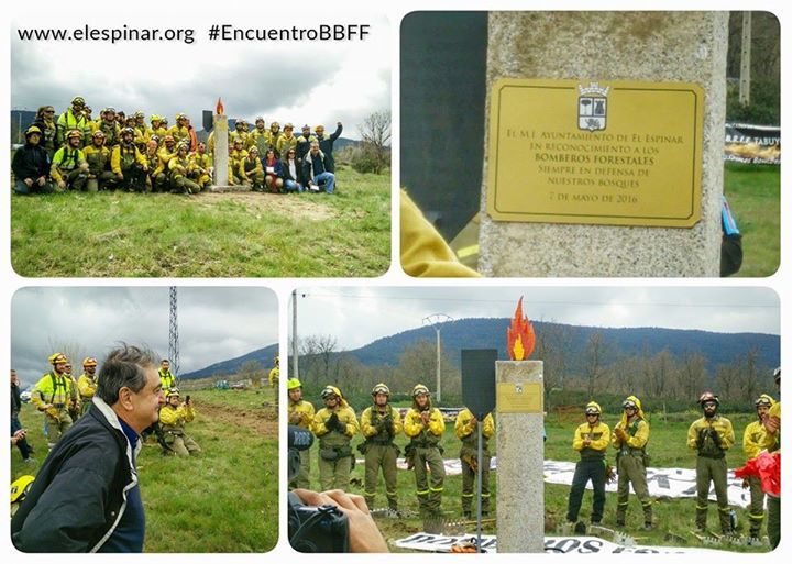 elespinar_org's tweet photo. Inauguración del monolito en homenaje a los bomberos forestales
#EncuentroBBFF  #LaLinea+L… https://t.co/Lne68pva5j https://t.co/3mYsYlfhoh
