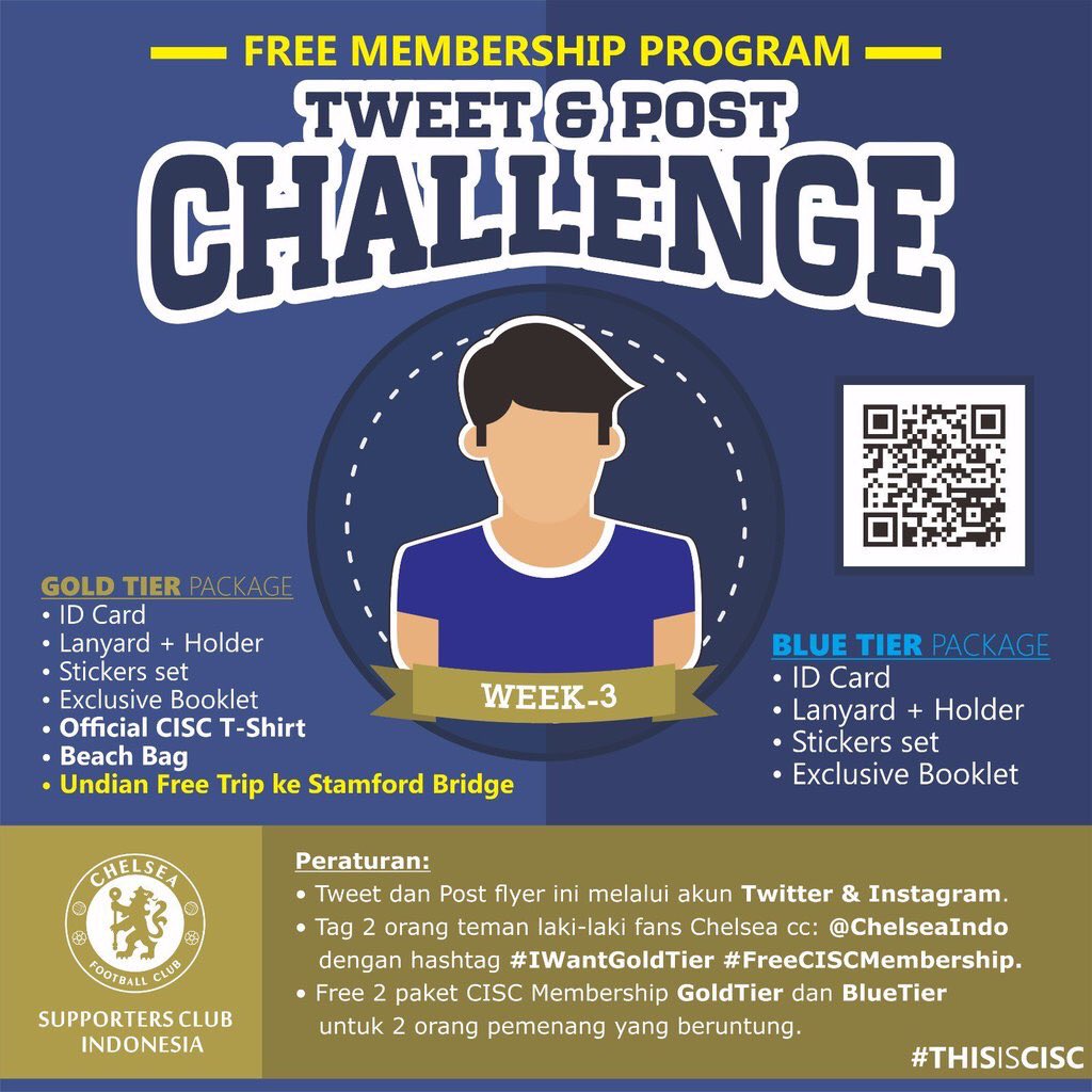andregolu's tweet photo. This Is CISC @jacksonkumaat @jacqueslumenta cc: @ChelseaIndo #IWantGoldTier #FreeCISCMembership https://t.co/ZhUGgfGv1l