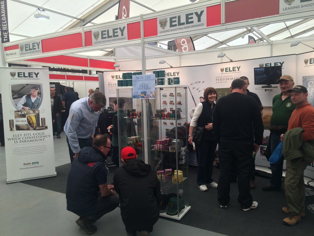 EleyHawk's tweet photo. It's a busy day on the @EleyHawk stand here at the @North_shootshow with @DuncanBASC @BASCNorth @CPSAuk https://t.co/WHm00k0Jpy