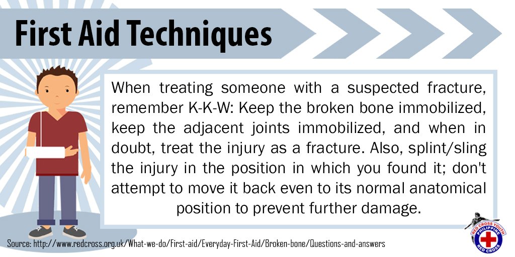 UPRCY's tweet photo. Broken? Don't worry. Just stay calm. #FirstAidTechniques https://t.co/toIBJLVfLm
