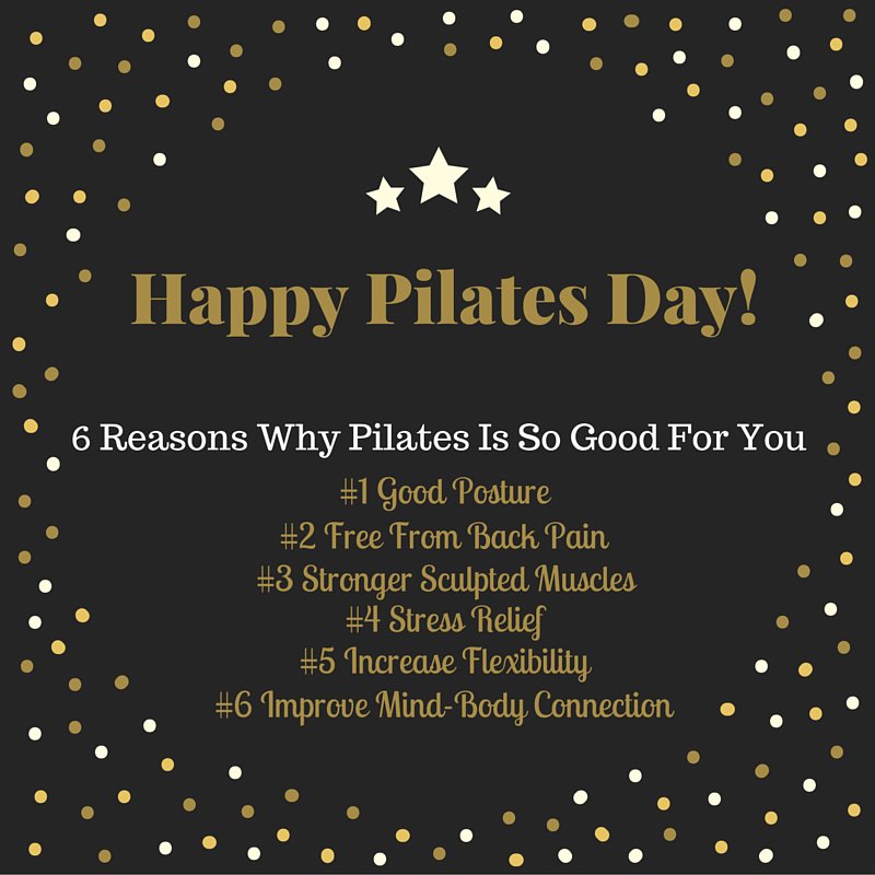 pilatesstories's tweet photo. #HappyPilatesDay! 6 reasons why Pilates is so good for you. More on my latest blog entry. https://t.co/V67BnA1wQw https://t.co/pCZYEylVWs