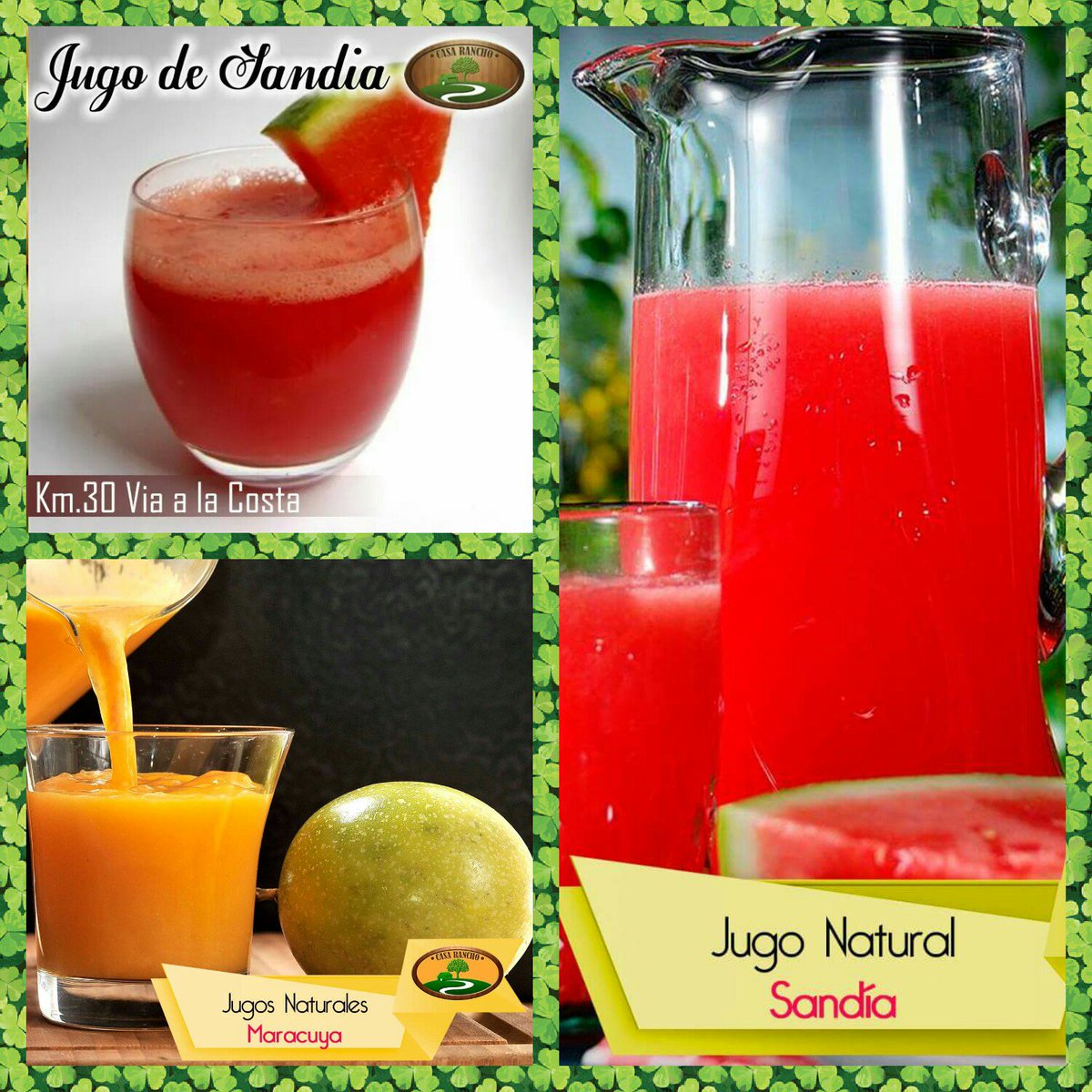 CasaRanchoEc's tweet photo. Refrescate el día  con nuestros jugos naturales  😊👌.
Acompáñalos con un #Volcán #maduron #tigrillo. 
@casaranchoec https://t.co/ZsqCtq0BGA