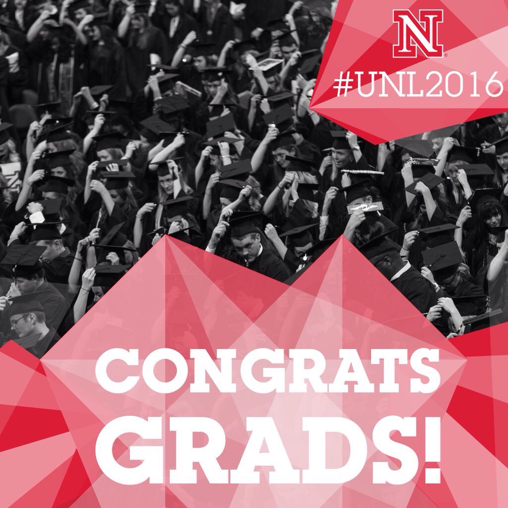 UNL graduates at commencement image