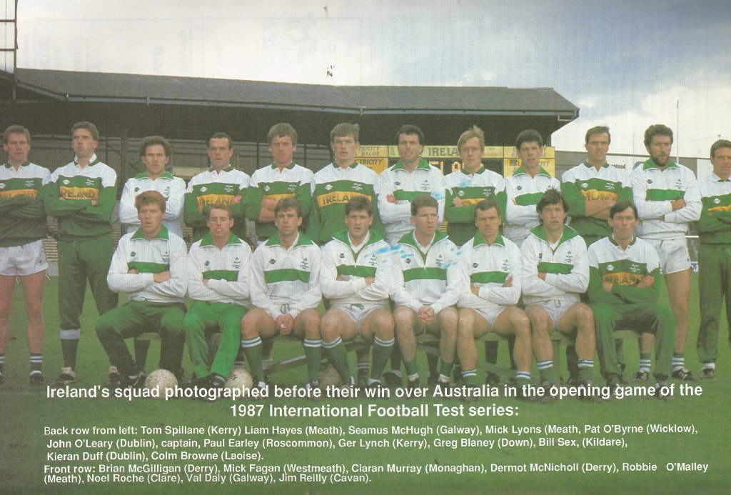 GAARetroPics's tweet photo. Ireland 1987. @gaanostalgia @gaelicgame1884 #ireland #compromiserules #gaa #followmeon - https://t.co/YLtIOJbzqI https://t.co/AU9oGnCeZy