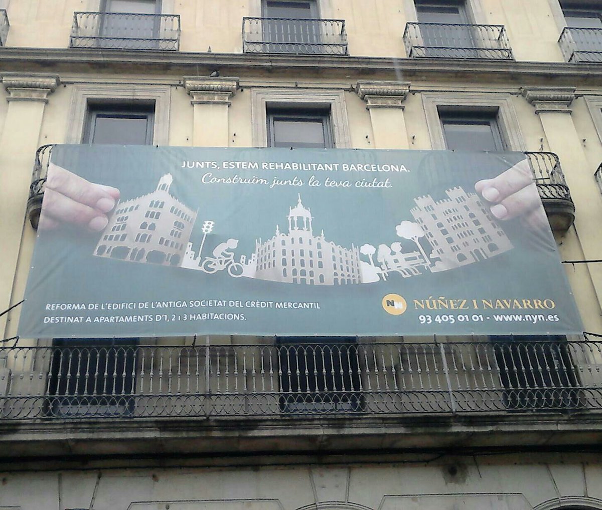 _OACU's tweet photo. Las manos de Núñez y Navarro, las mismas q han destruido #Vallcarca, siguen extendiéndose por bcn #oacucurso https://t.co/CxermVHHFe