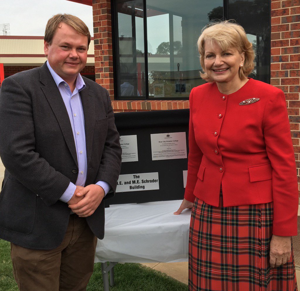DuncMcGauchie's tweet photo. Well done River City Christian College Echuca on your school opening. Great things to come for this community! https://t.co/gcHgddwRi8