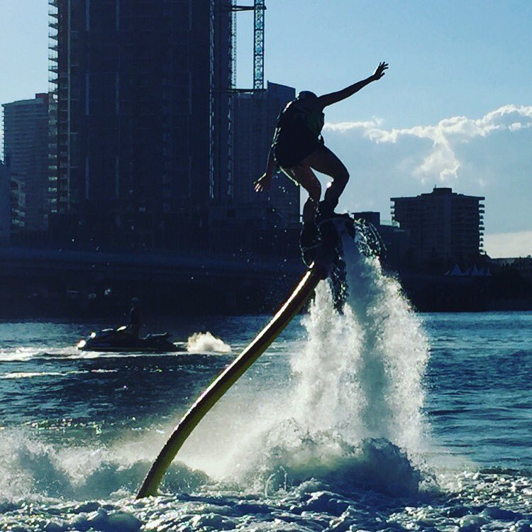 Caddie21WODE's tweet photo. Embracing my fears and owning it like a boss @1800jetpack #bestafternoonever #GoldCoast #jetpacklife https://t.co/Mwblue1FMv
