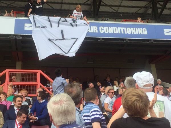 antredman84's tweet photo. @CAFCofficial give them THEIR Charlton back! @DeltaLima83 https://t.co/zHslhVVD5i