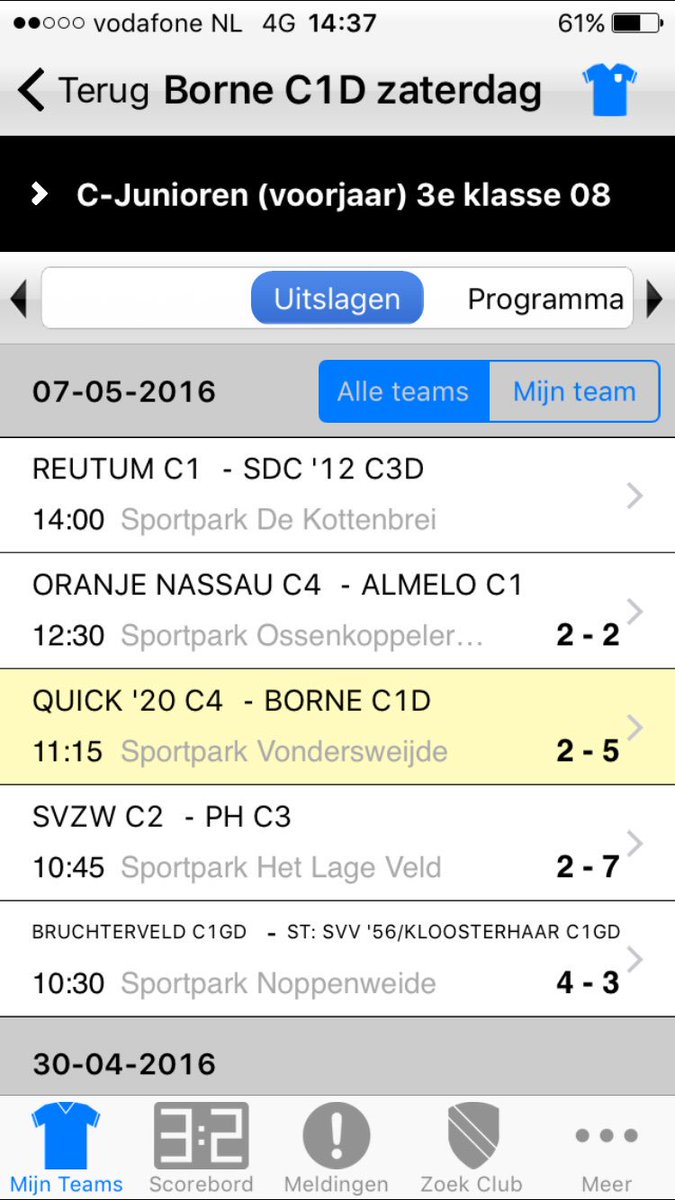 vanlaarovic's tweet image. Nummer 2 speelt gelijk. Zaterdag genoeg aan gelijkspel maar daar gaan we niet voor! @BVVBorne C1