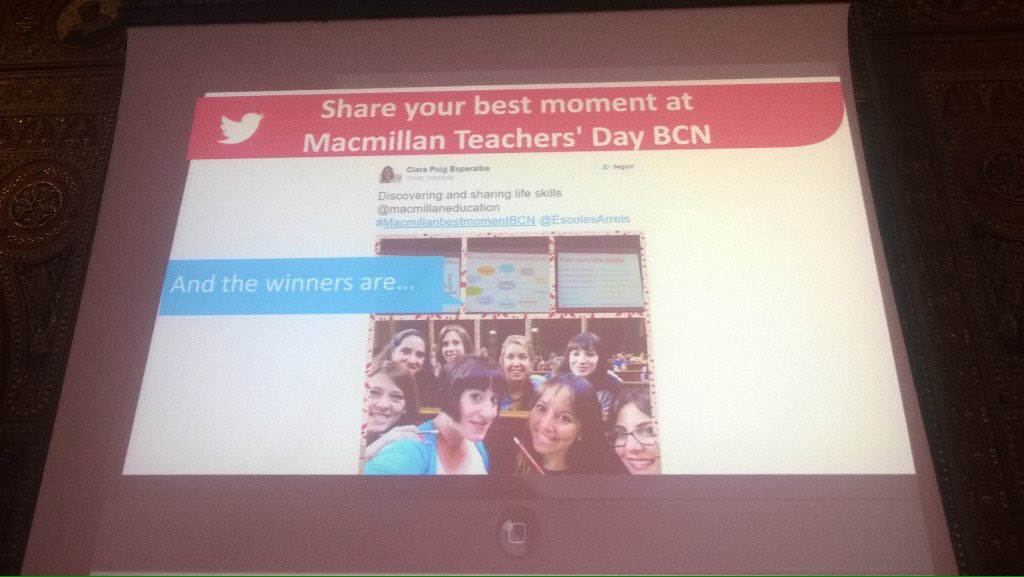MacmillanSpain's tweet photo. Congrats @esp_clarapuig @14laureta14 and @Robertmestrelx, winners of our #macmillanbestmomentbcn well done!! https://t.co/d5pKXMcDno