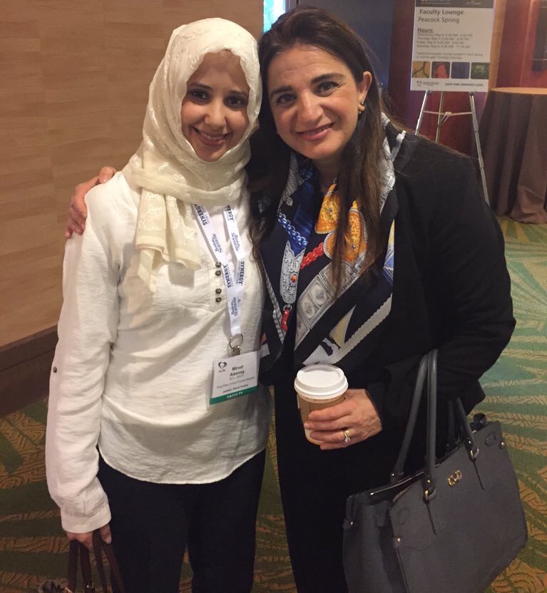 wagarhabib's tweet image. د مرفت الاصنج  @mirvatalasnag من @sacisforum مع د رخسانة مهران من @crfheart اثناء #SCAI2016