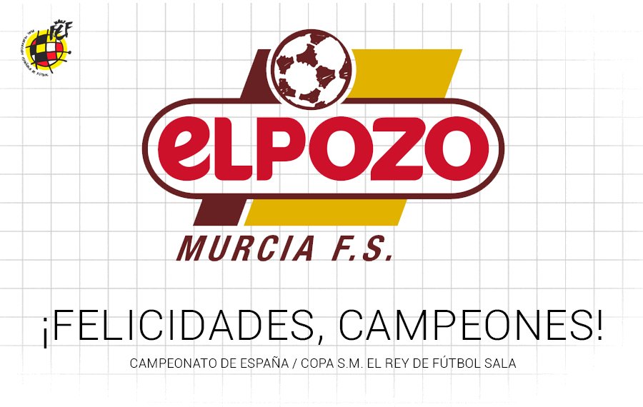 rfef's tweet photo. ¡FINAL!
¡@ElPozoMurcia_FS es nuevo campeón de España y hace historia! 
#FinalCopaFutSal 
¡¡ENHORABUENA!! https://t.co/VJZ4HJGCvn