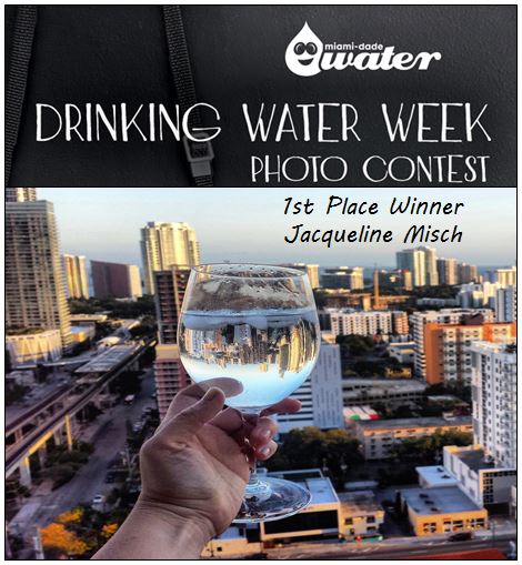 MayorGimenez's tweet photo. Jacqueline Misch is the winner of @MiamiDadeWater's #DrinkingWaterWeek Photo Contest.Congrats!  #DrinkingWaterWeek16 https://t.co/nLjLaM2inV