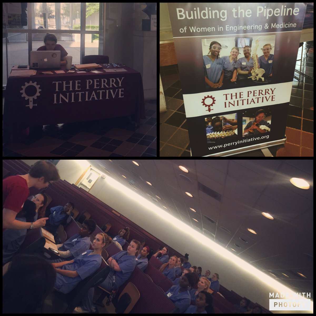 @PerryInitiative starting now!!  What an awesome exciting day these 40 girls will have. #handsonsurgery #getexcited