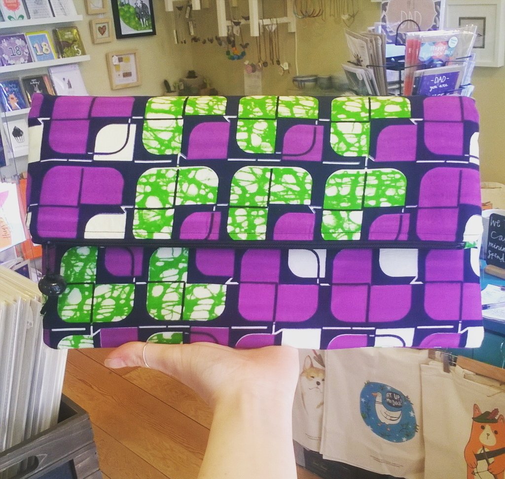 Delivery from <a href="/dendikouk/">Dendiko</a>! #clutch #bag #africanprint #handmade #nottingham ift.tt/24ABJ7q