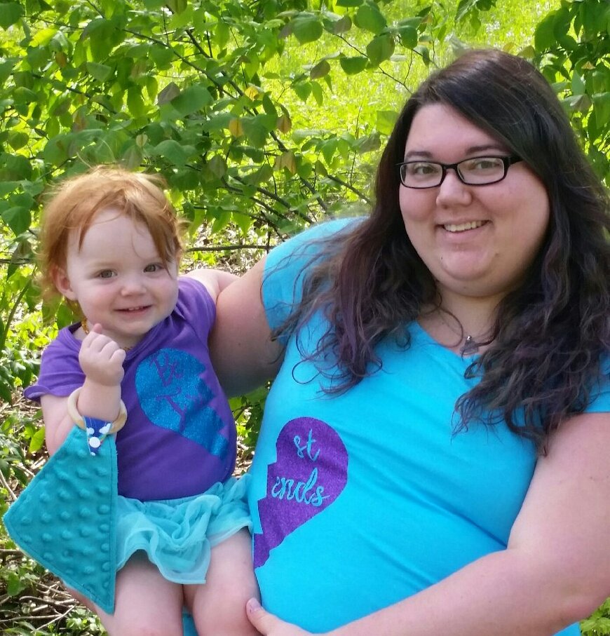 My daughter and I rocking out best friends shirts! #bestfriend #mommyandme #MothersDayWeekend #etsy  #boobys4babys