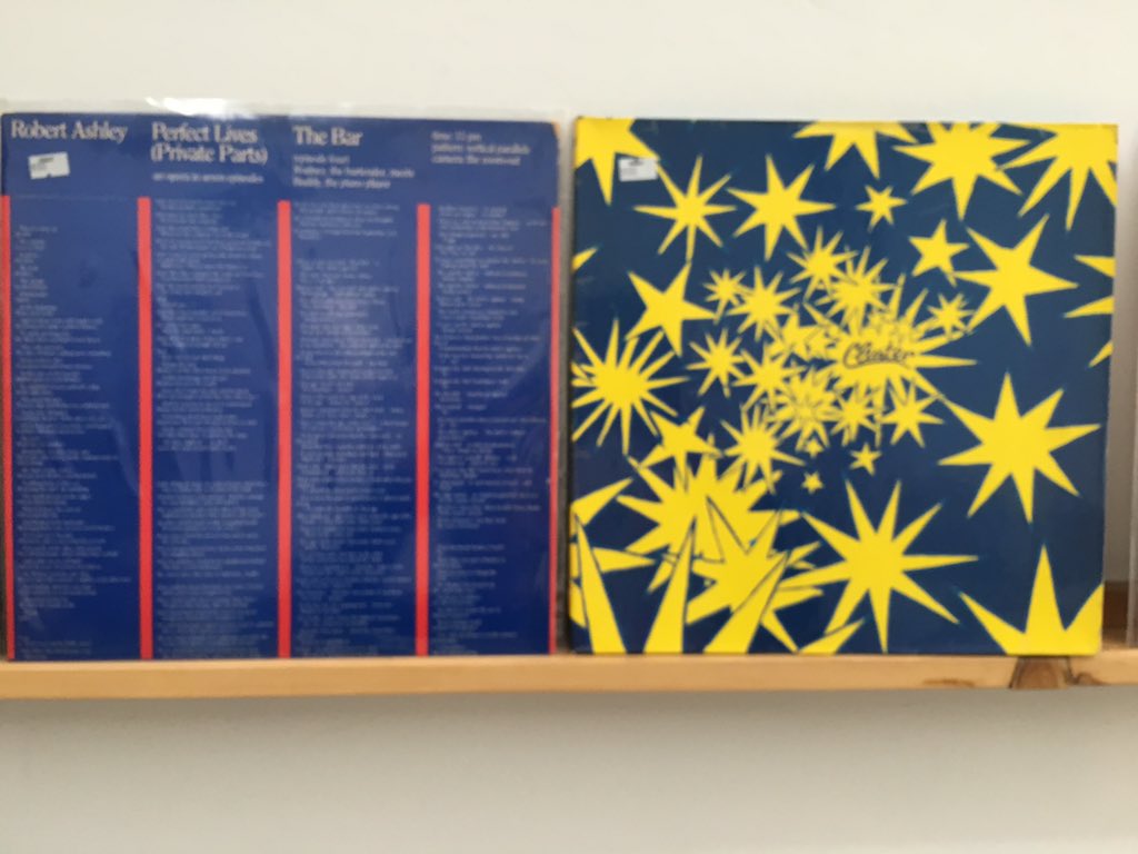 RecordGrouch's tweet photo. Used-In: store faves---Robert Ashley's "Perfect Lives" via Lovely & Cluster II via Brain #secondpressing #gatefold https://t.co/t2jICvONdd