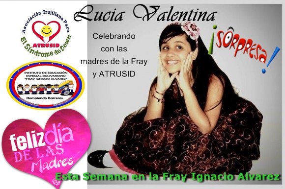 atrusidown's tweet photo. #EstaSemana con nosotros la cantante Lucia Valentina @atrusidown en el IEEB Fray ignacio Alvarez DIA De LAS MADRES https://t.co/fshEB0ixwI