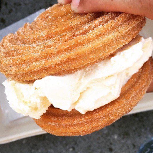 Churro Ice Cream Sandwich