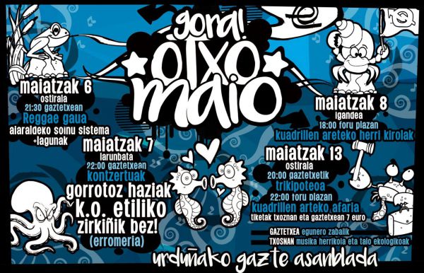 Gaur. Urduña. Gaztetxea. 23:00
Gorrotoz Haziak + KO Etiliko + Zirkiñik Bez!
musikazuzenean.com/e22727/gorroto…
<a href="/GazteAsanUrduna/">Urduñako Gazte Asan</a>