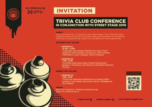BCCF_bdg's tweet photo. Mau lihat yg beda di #Bandung? Arahkan ke timur, ada @streetstagebdg di Cicaheum! https://t.co/8hzqVSJNtm