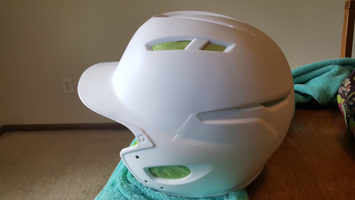 Precisionhydro's tweet image. Softball helmet for a little girl.@PPGRefinish_NA @ppg