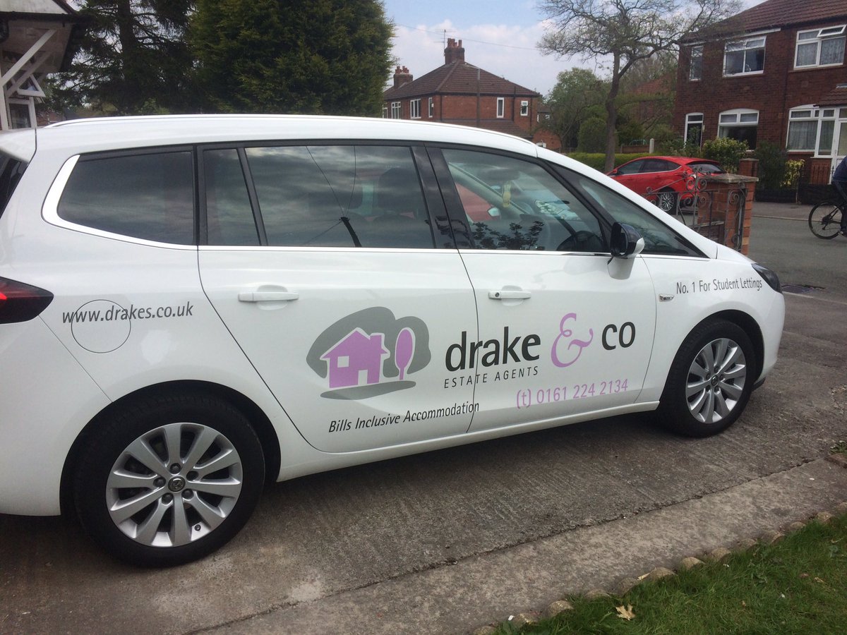 Vehicle Graphic done <a href="/DrakeAndCo/">Drake & Co</a> #signs #vinyl #manchester