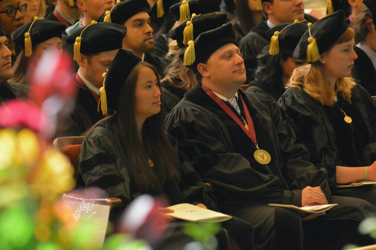 vcomvirginia's tweet photo. Graduates are at their seats and the ceremony is underway! #VCOMgrad https://t.co/djIptlx6q1
