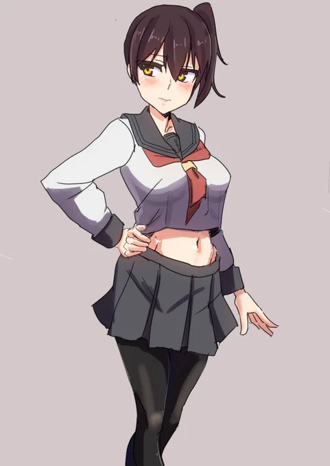 加賀さん
#艦これ版深夜の真剣お絵描き60分一本勝負
#艦これ版真剣お絵描き60分一本勝負_20160507 