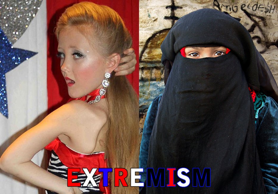BangElDesh's tweet photo. 8 year olds. #extremists #burka #egypt #England #parenting #islam #pageant #extremism https://t.co/wuPnLPX0X5