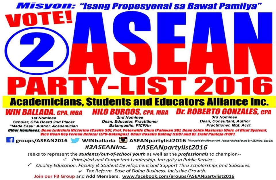 WINballada's tweet photo. Party-List Vote #2ASEAN 
“The Enhanced Museum Act” 
“The Enhanced Corrections Education Act” https://t.co/9ZHhGZMYRV