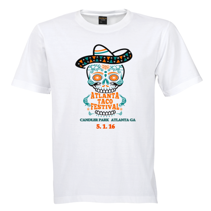 Teesonthespot's tweet photo. We had such a great time being the official t-shirt provider for @AtlTacoFest last week! https://t.co/NdV3p5SY5z