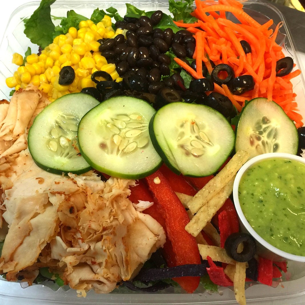 DillyDallyDeli's tweet photo. Check out our fresh, delicious Southwestern Salad! It's a work of art! #SaladsForDays #Salads #SaintAugistine #Yum https://t.co/lOX8i3AFD5