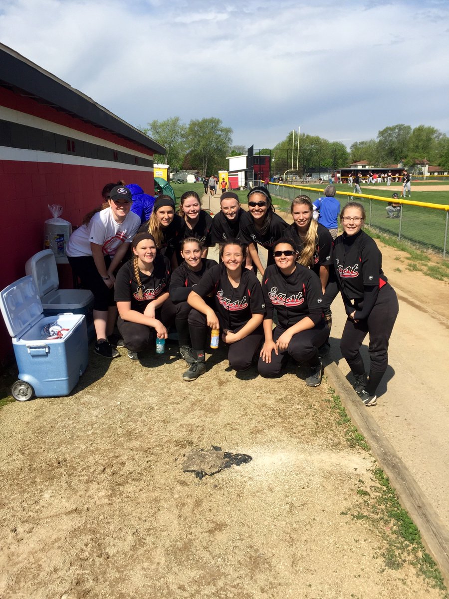 Varsity softball with a 3-1 victory over Glenbard West!!