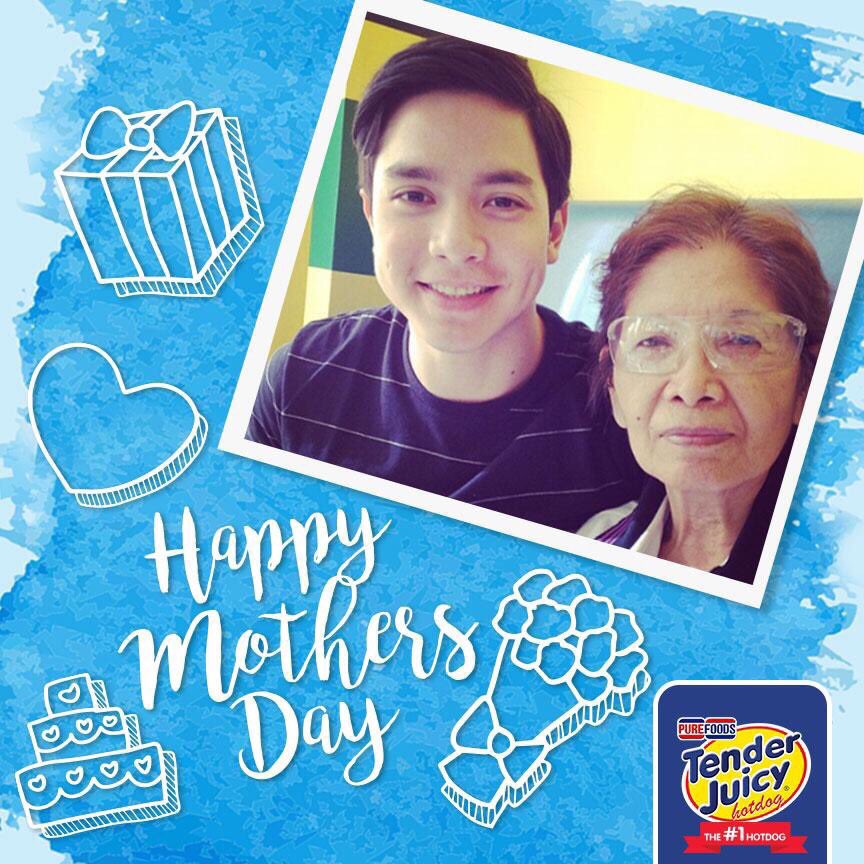 aldenrichards02's tweet photo. To my BEST EVER lola who never made me feel I was w/o a mom's love; to my mom, my NO.1 in everything #TenderMOMents🌭 https://t.co/nEN6pjrxsP