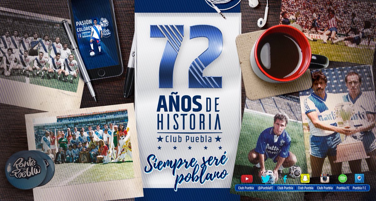Carlos_PFC's tweet photo. La historia del Puebla la ha forjado su afición. Celebremos #72AñosDeHistoria, en donde lo más importante eres tú. https://t.co/mctkxGmnj0