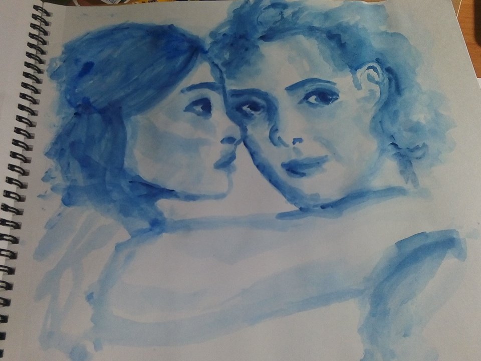 artahead's tweet photo. Little watercolor before sleep #ninedurso #Aquarell https://t.co/7XMBwKPV8v by @yyyuudeee