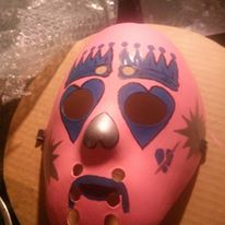 Happy bday in heaven to owen hart  heres a mask i got custom made in his honor  #longlivetherocket #hartdynasty