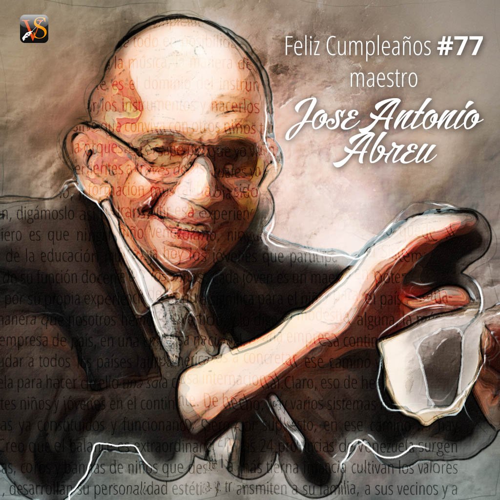 Felicidades en su cumpleaños #77 maestro Abreu, Un niño que crece rodeado de música "no es pobre" <a href="/nucleo_ejido/">nucleo.ejido</a>