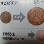 水素水にこんな力が!？昭和六十二年10円硬貨を昭和四十五年10円硬貨に変えてしまう!