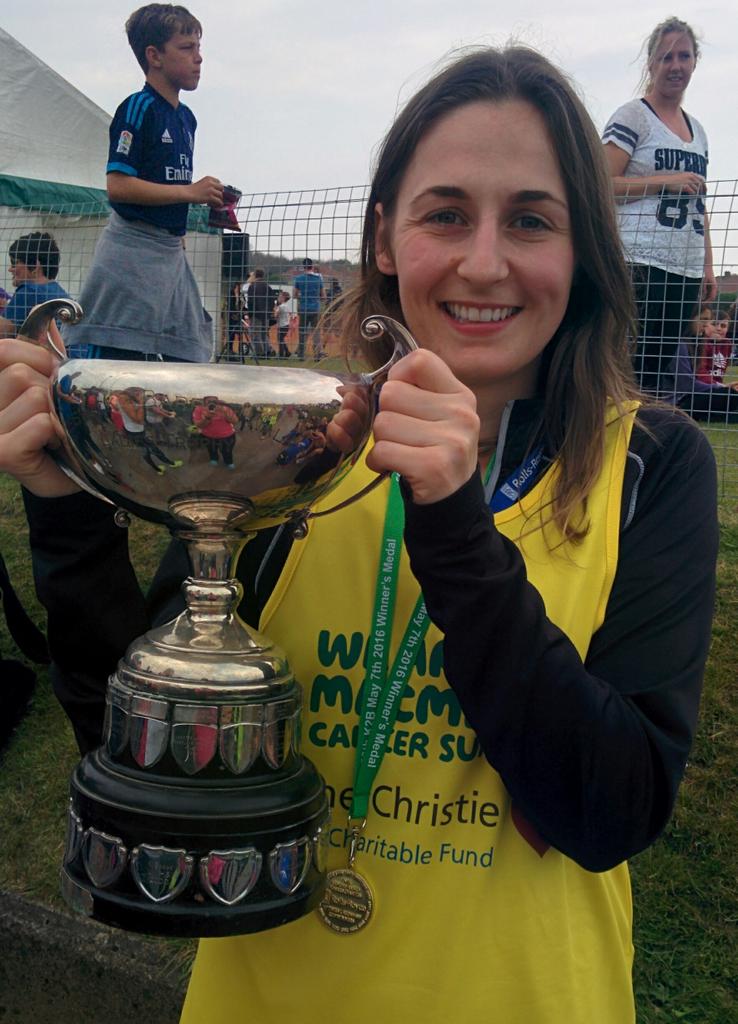 nataliechapples's tweet photo. First K2B lady Rebecca Rennie in 6.24. Cool Runnings fastest team for Macmillan &amp; The Christie @k2bwalk well done https://t.co/3OQ4XaxneH
