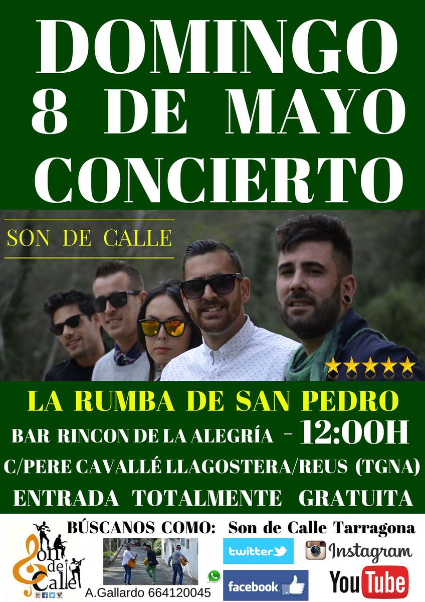 Mañana gran Vermutada en la Braseria Rincón de la Alegría en Reus (Tarragona )
A las 12.00h os esperamos a tod@s!!!!